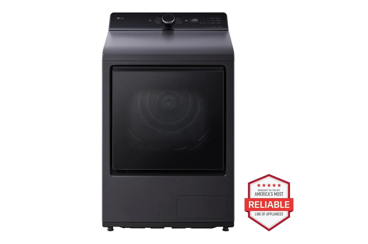 Lg DLHC8402B 7.3 Cu. Ft. Ultra Large Capacity Smart Rear Control Ventless Dryer With Dual Inverter Heat Pump Technology And Inverter Direct Drive Motor System