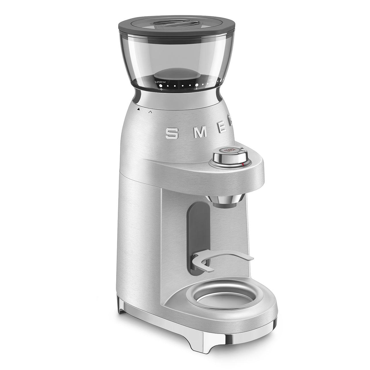Smeg CGF02SSUS Coffee Grinder Aluminum Cgf02Ssus