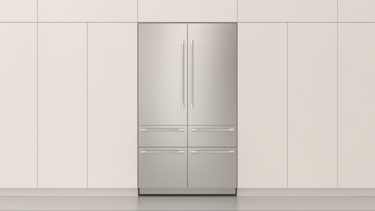 Thermador T48BT122NS Freedom®, Built-In French Door Bottom Freezer, Stainless Steel