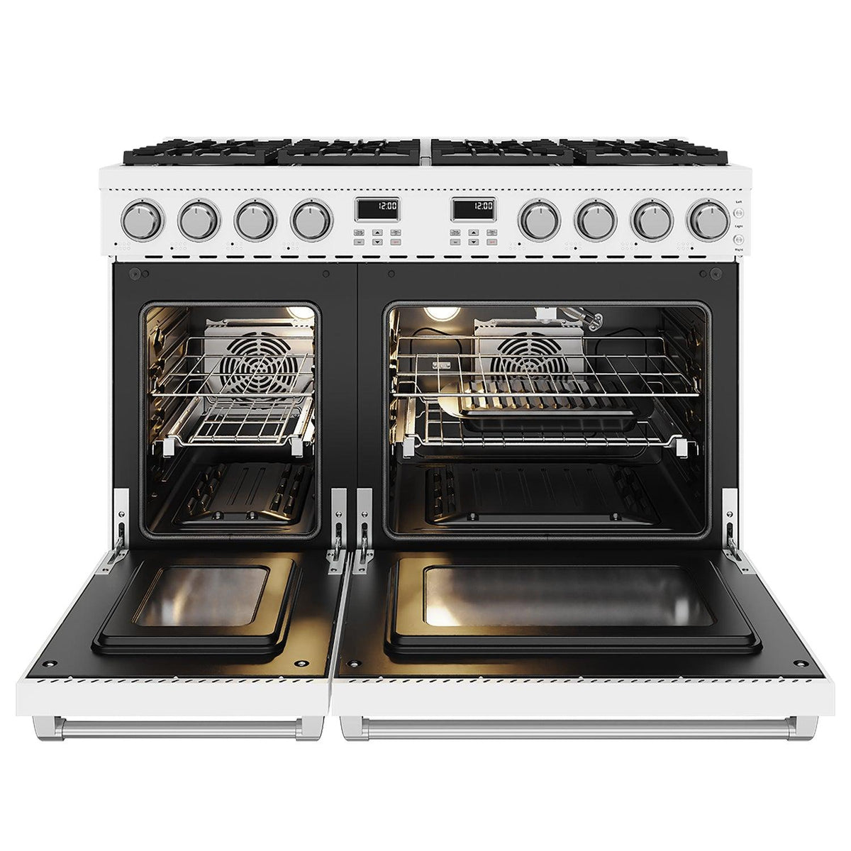 Thor Kitchen ARG48W 48 Inch Contemporary Professional Gas Range In White