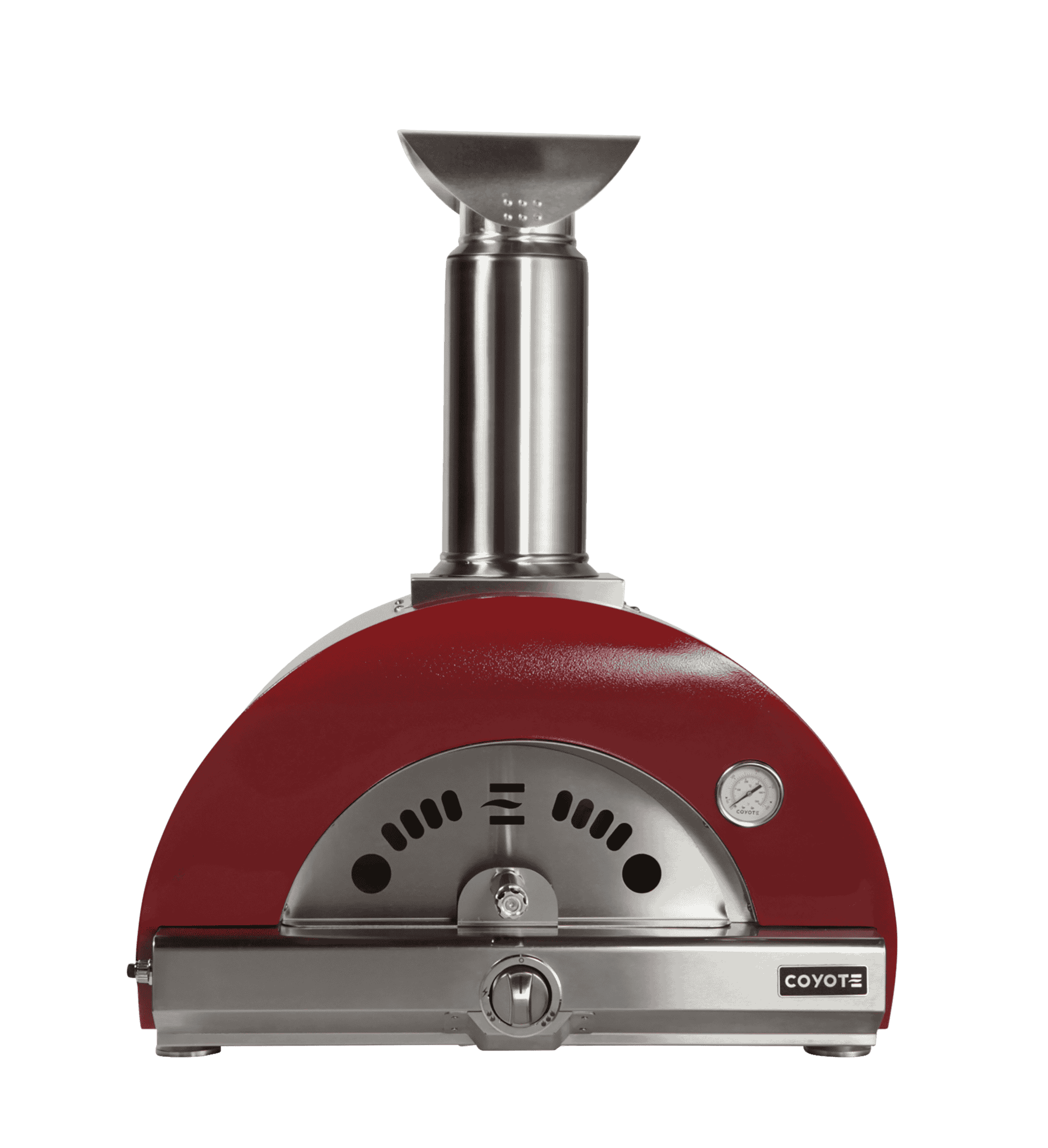 Coyote C1PZ30HRNG 30" Hybrid Multi-Fuel Pizza Oven (Red)
