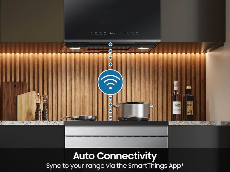 Samsung ME21DG6700SR Bespoke 2.1 Cu. Ft. Over-The-Range Microwave With Auto Dimming Glass Touch Controls In Fingerprint Resistant Stainless Steel