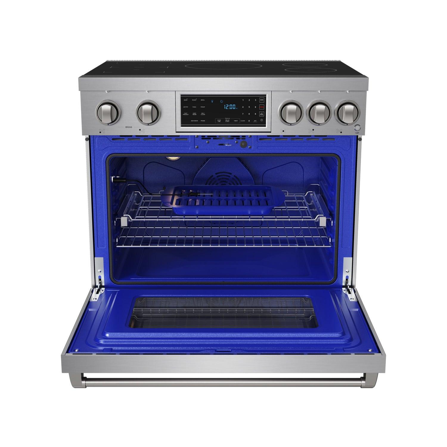 Thor Kitchen RSI36 36 Inch Professional Induction Range With Tilt Panel Touch Control In Stainless Steel Gordon Ramsay Series
