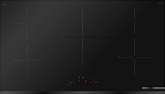 Bosch NIT8661UC 800 Series Induction Cooktop 36" Black, Without Frame