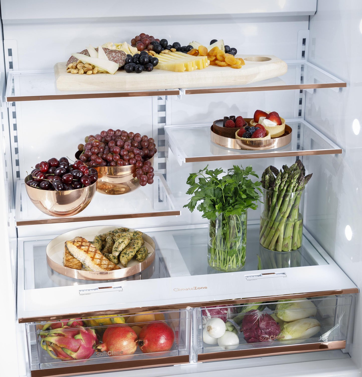 Cafe CIC36RK6ZII Cafe™ 36" Panel-Ready Integrated Bottom-Freezer Refrigerator - Right Swing
