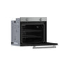 Forno FBOEL137030 Forno Vomero 30-Inch Wall Oven, Stainless Steel, 5 Cu.Ft Capacity, 3550 Watts Convection, Mechanical Controls, Self-Cleaning Function