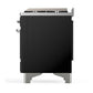 Ilve UM60FSNR3BKCLP Ilve Um60Fsnr3Bkclp Majestic Iii 60 Inch Dual Fuel Range With 7 Burners, Griddle And French Top, Dual Function Burner With Up To 25,000 Btu (Liquid Propane, Triple Glass Door, Glossy Black, Chrome)
