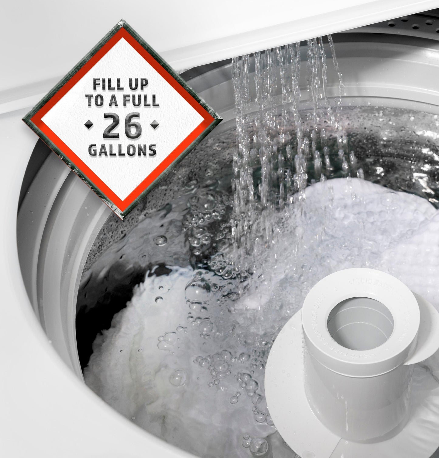 Hotpoint HTW265ASWWW Hotpoint® 4.0 Cu. Ft. Capacity Washer With Stainless Steel&#X00A0;Basket,Cold&#X00A0;Plus And Water Level&#X00A0;Control&#X200B;