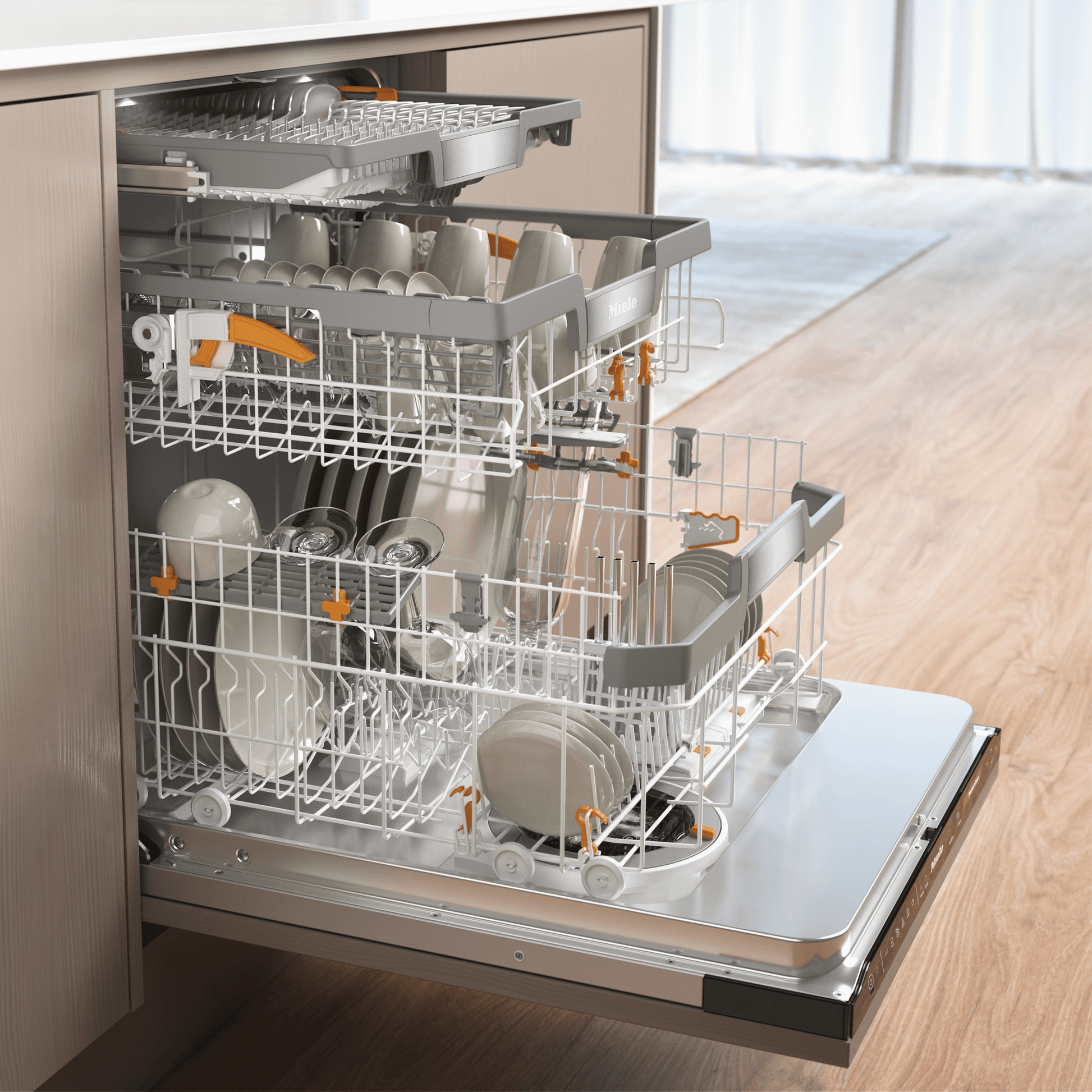 Miele G7791SCVI G 7791 Scvi Autodos K2O - Fully Integrated Ada Dishwasher With Automatic Dispensing Thanks To Autodos With Integrated Powerdisk.