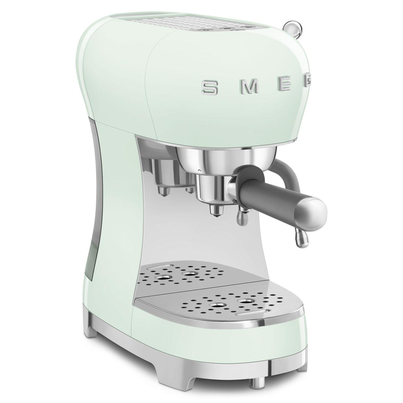 Smeg ECF02PGUS Espresso Coffee Machine Pastel Green Ecf02Pgus