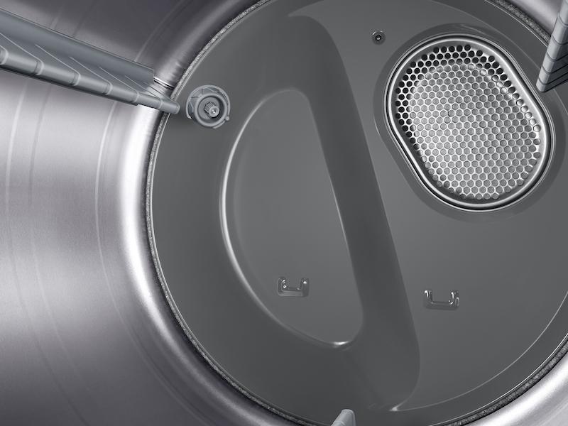 Samsung DVG54CG7550V 7.4 Cu. Ft. Smart Gas Dryer With Pet Care Dry And Steam Sanitize+ In Brushed Black