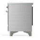 Ilve UMIB36NR3SSC Ilve Umib36Nr3Ssc Majestic Iii 36 Inch Induction Range With 6 Elements, 3.5 Cu. Ft. Total Oven Capacity (Triple Glass Door, Stainless Steel, Chrome)