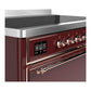 Ilve UMIB48QNR3BUP Ilve Umib48Qnr3Bup Majestic Iii 48 Inch Induction Range With 6 Elements, 5.02 Cu. Ft. Total Oven Capacity (Solid Door, Burgundy, Copper)