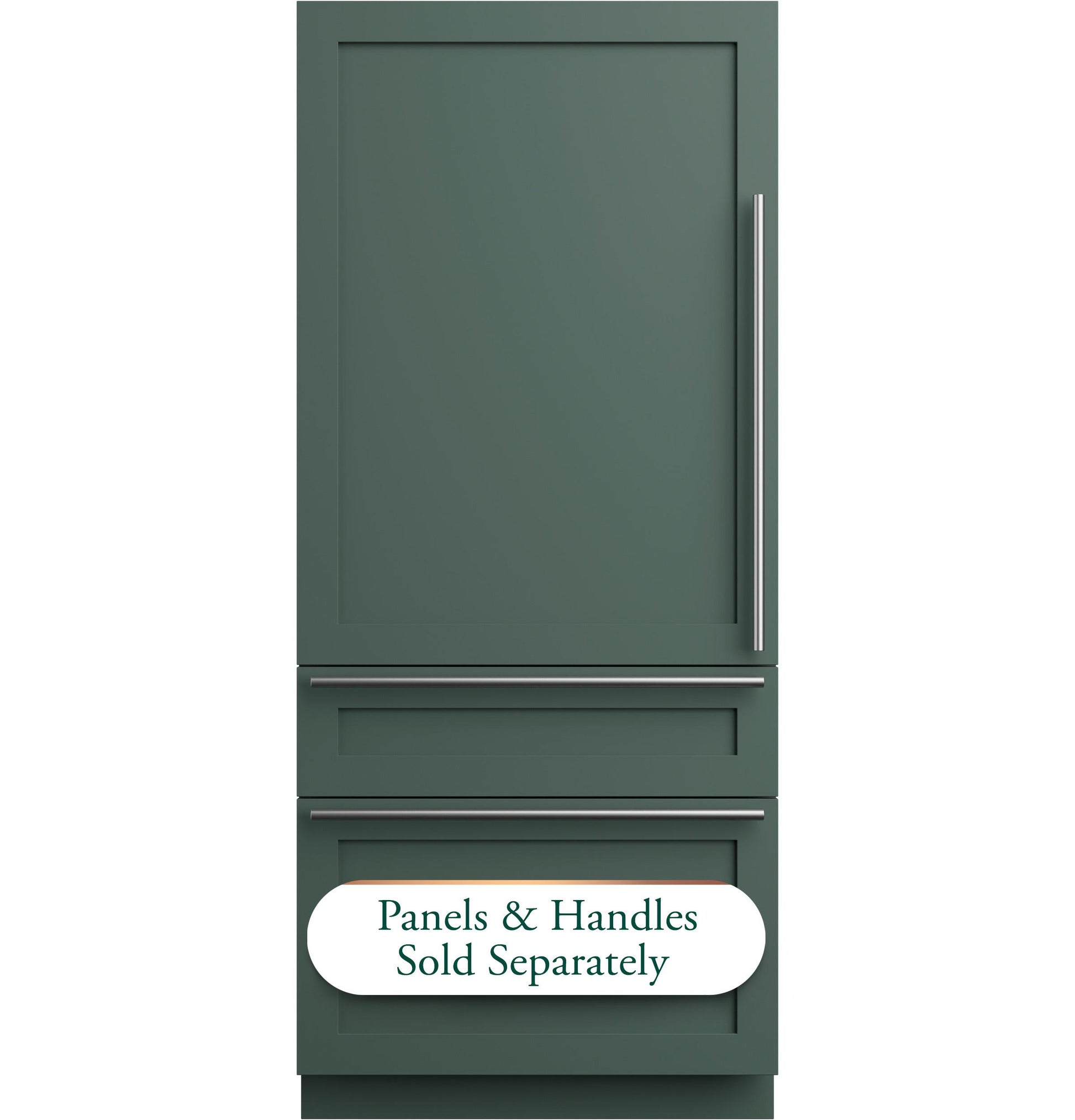 Cafe CIC36LK6ZII Cafe™ 36" Panel-Ready Integrated Bottom-Freezer Refrigerator - Left Swing