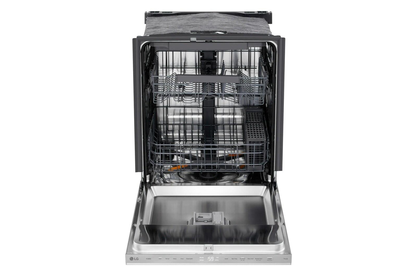 Lg LDNPM545S Smart Flushfit™ Top Control Dishwasher With 1-Hour Wash & Dry, Quadwash® Pro, And Dynamic Heat Dry™ W/Autovent Dry™