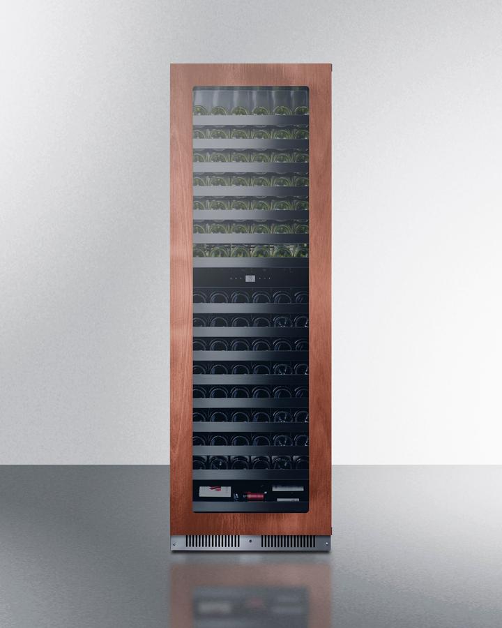 Summit SDHWC98PNRLHD 24" Wide Dual Zone Wine Cellar (Panel Not Included)