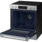 Samsung NSE70H63SR Bespoke Smart Slide-In Electric Range Pro Style Design Air Fry Max Precision Knobs
