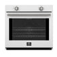 Forno FBOEL137030WHT Forno Vomero 30-Inch Wall Oven, White, 5 Cu.Ft Capacity, 3550 Watts Convection, Mechanical Controls, Manuel Steam Clean