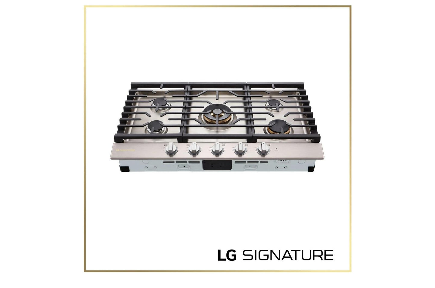 Lg CBGU3639X Lg Signature 36 Inch Ultraheat™ Gas Cooktop With Easyclean®