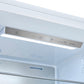 Forno FFFFD172228WHTRS Forno Maderno 28-Inch Convertible Freezer/Refrigerator In White With Antique Brass Handle, 13.6 Cu.Ft. Right Swing