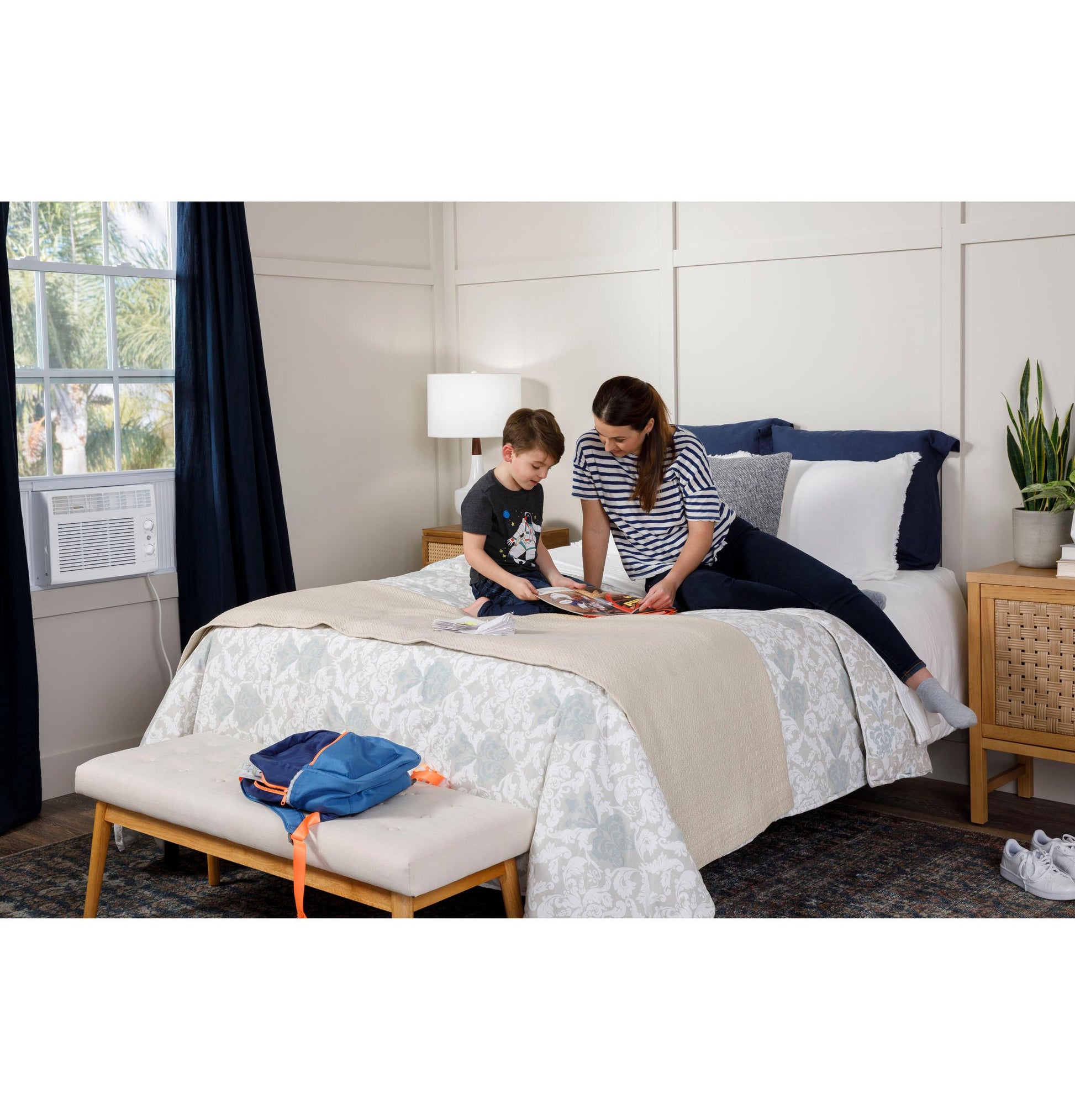 Ge Appliances AHEC05AC Ge® 5,000 Btu Mechanical Window Air Conditioner For Small Rooms Up To 150 Sq Ft.