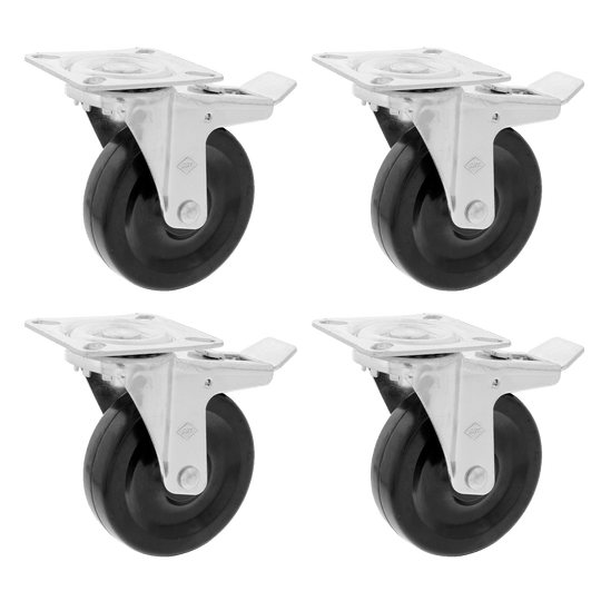 Zephyr PRCASTC001 Presrv Casters, Set Of 4