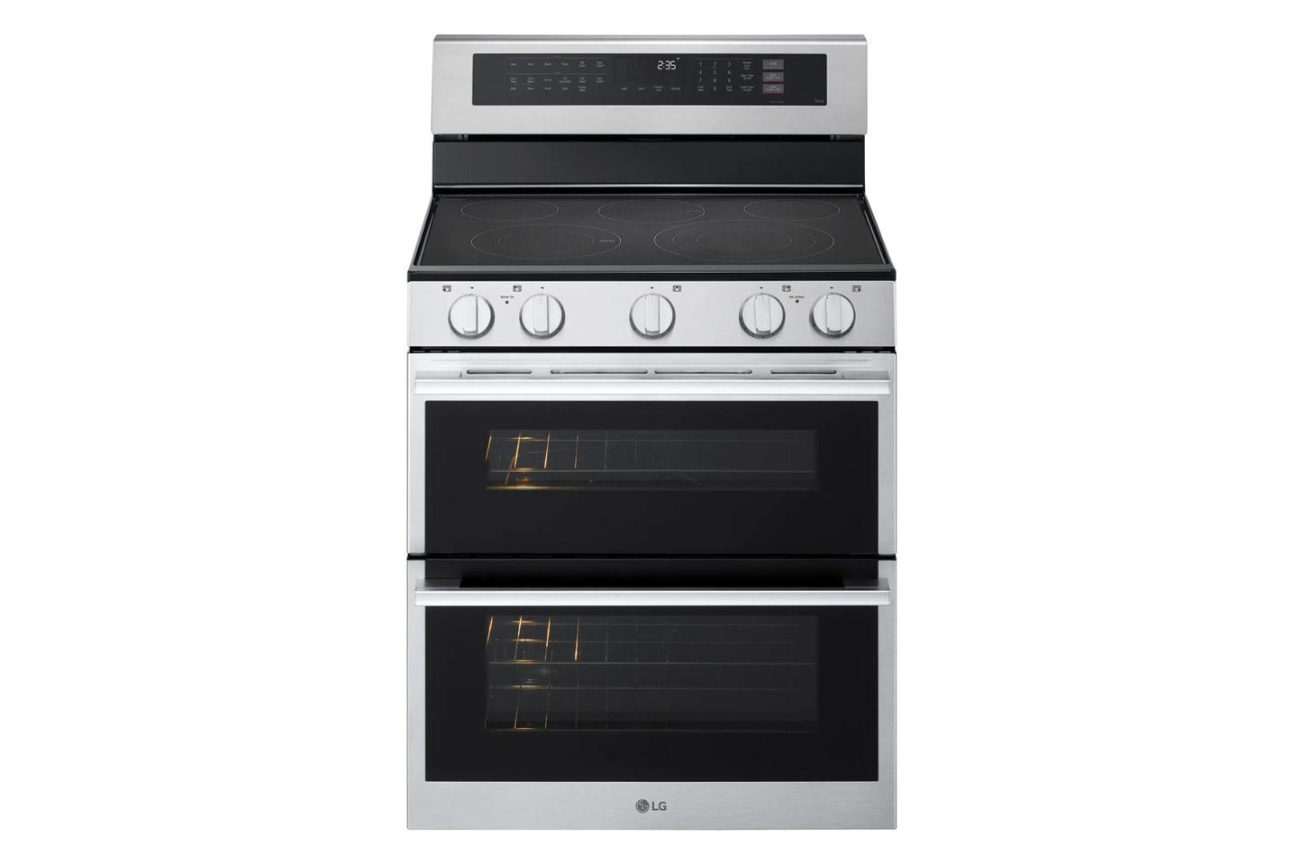 Lg LDEL7324YE 7.3 Cu. Ft. Smart Electric Double Oven Freestanding Range With Probake Convection®, Air Fry & Air Sous Vide