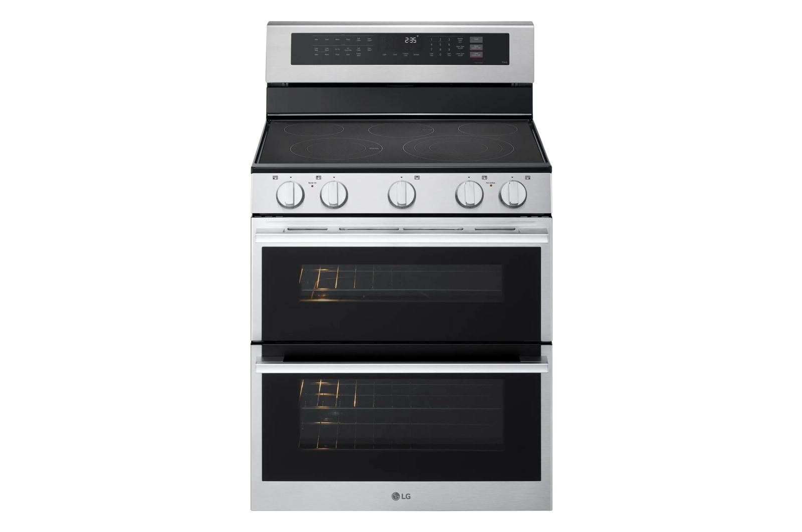 Lg LDEL7324YE 7.3 Cu. Ft. Smart Electric Double Oven Freestanding Range With Probake Convection®, Air Fry & Air Sous Vide