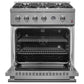 Forno FFSGS627730 Marco 30-Inch Gas Range Stainless Steel, 4 Burners 37,000 Btu, 4.32 Cu.Ft. Convection Oven