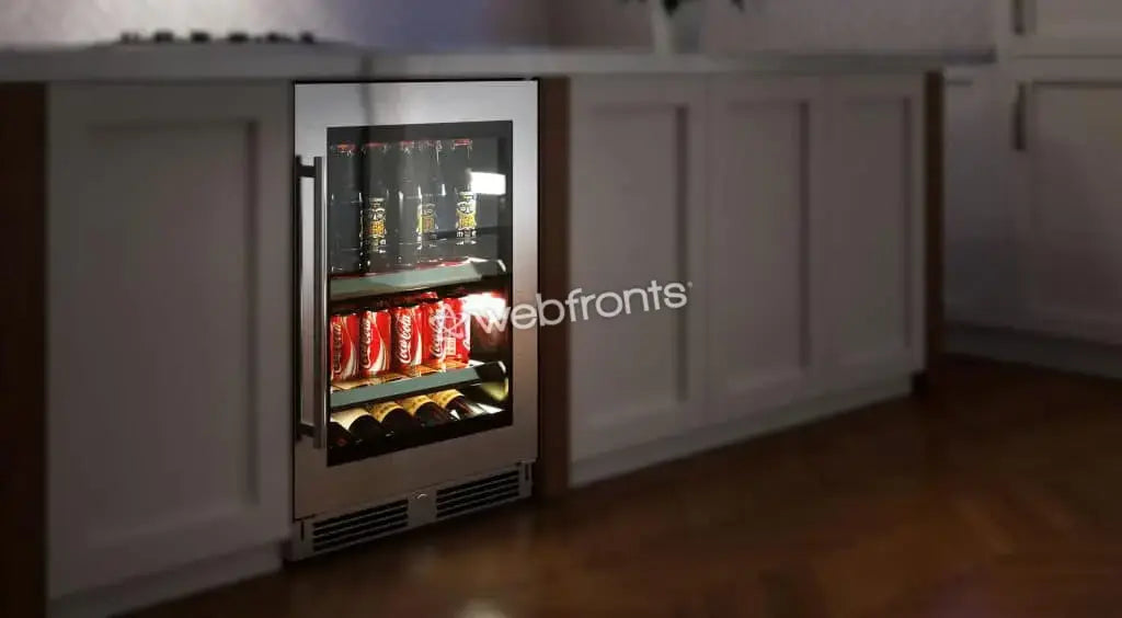 Xo Appliance XOU15BCGBSL Beverage Center 15" Black Stainless Lh