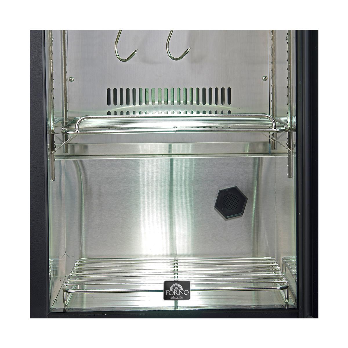 Forno FFSDA686417 Forno Asciutto 17-Inch Dry Aging Cabinet, Stainless Steel 304, 1.84 Cu.Ft, Led Lighting, Adjustable Shelves