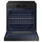 Samsung NSE6DG8100MT Bespoke 6.3 Cu. Ft. Smart Slide-In Electric Range With Precision Knobs In Matte Black Steel