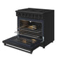 Thor Kitchen LRG3601UB 36 Inch Professional Gas Range In Black