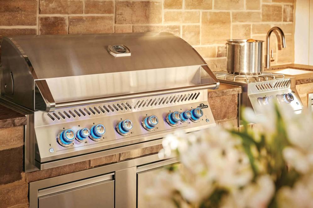 Napoleon Bbq BIG44RBNSS1 Built-In 700 Series 44 With Dual Infrared Rear Burners , Natural Gas, Stainless Steel