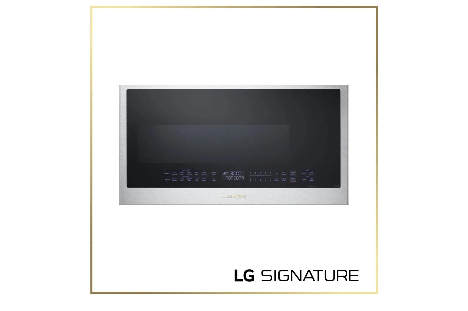 Lg MHEU1738X Lg Signature 1.7 Cu. Ft. Over-The-Range Convection Microwave Oven With Air Fry And Air Sous Vide