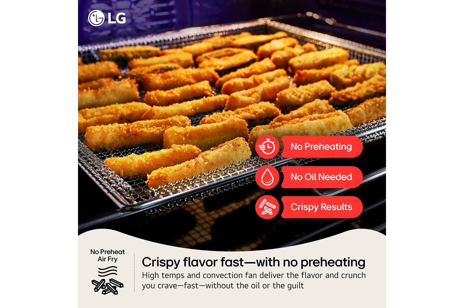 Lg LREN6321VE 6.3 Cu. Ft. Smart Wi-Fi Enabled Electric Range With Air Fry & Easyclean®