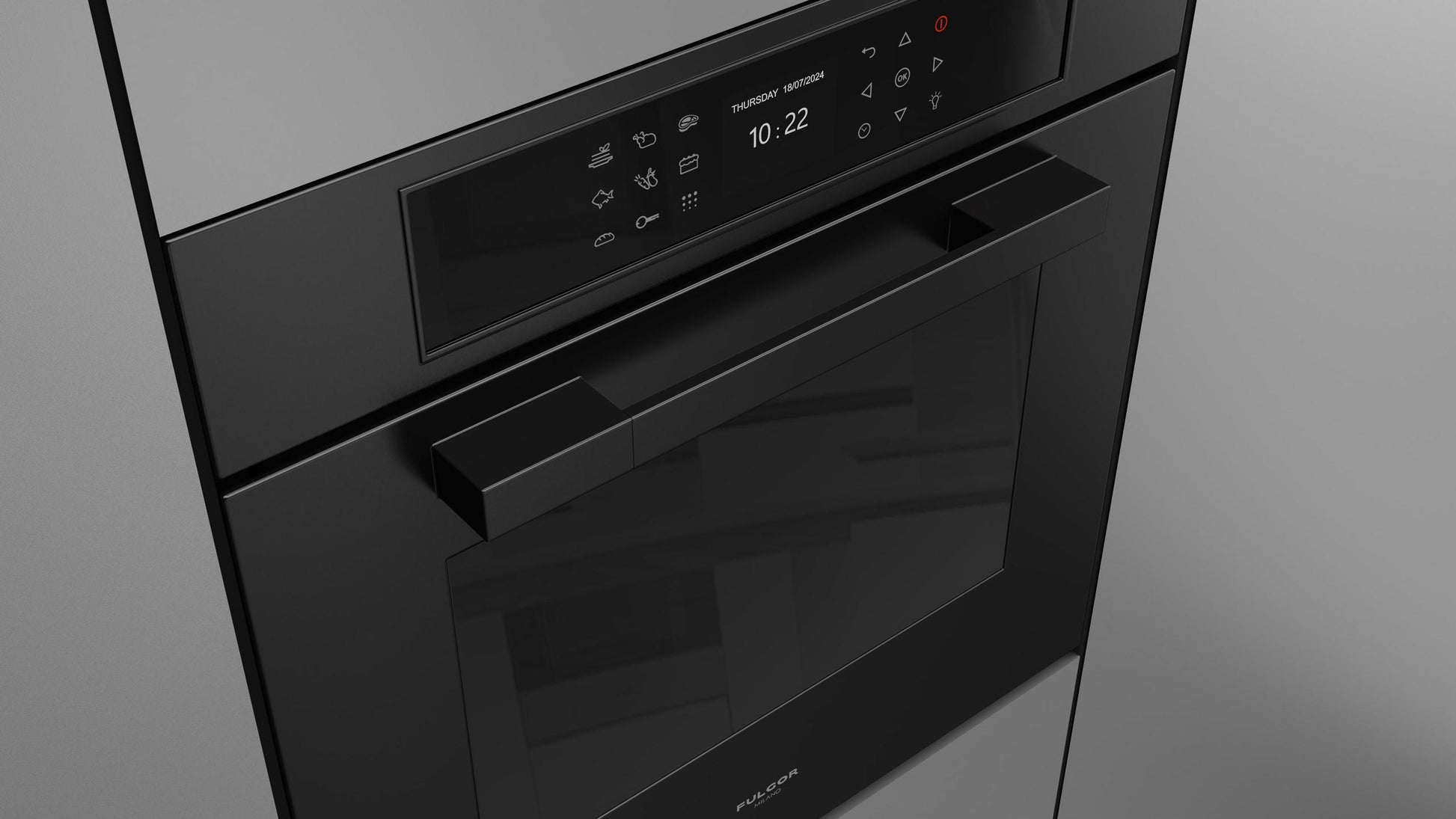 Fulgor Milano F7MSP24MB1 24" Touch Control Self-Clean Oven
