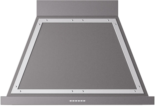 Ilve UANB36MGC Ilve Uanb36Mgc Nostalgie 36" Hood In Matte Graphite With Chrome Trim