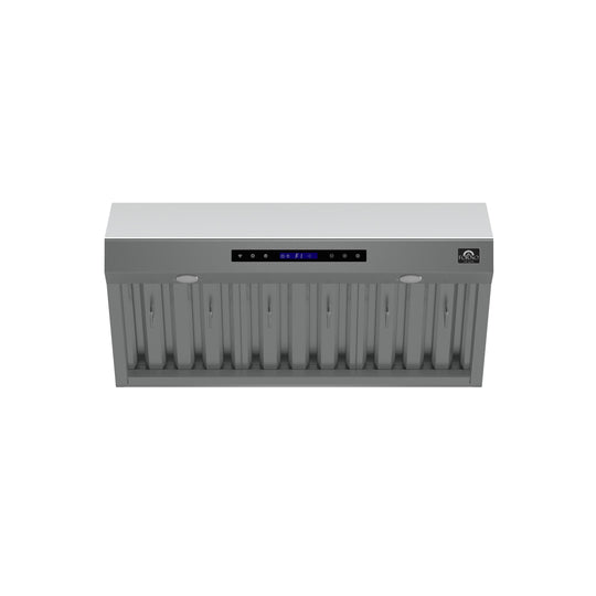 Forno FRHWM503036 Forno Palazzo 36-Inch Wall Mounted Range Hood, Stainless Steel, Heavy Duty Baffle Filters, Remote Control