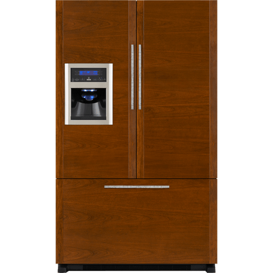 Jennair JFI2089WTS Cabinet Depth French Door Refrigerator With External Dispenser, 69"(H)