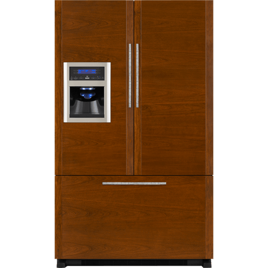 Jennair JFI2089WTS Cabinet Depth French Door Refrigerator With External Dispenser, 69"(H)