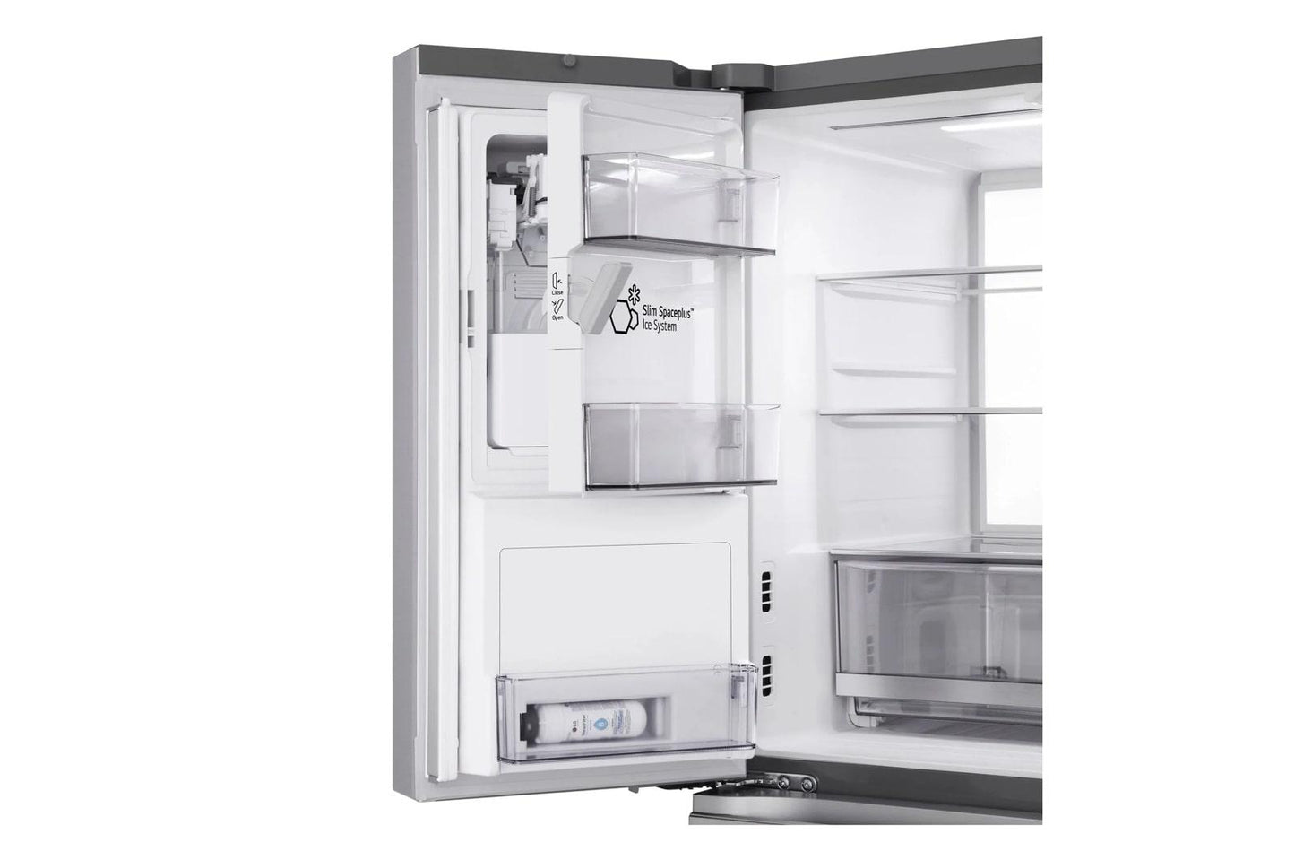 Lg LF29S9730S 29 Cu. Ft. Standard-Depth Max&#8482; 4-Door French Door Refrigerator With Mini Craft Ice&#8482; And Full-Convert Drawer&#8482;
