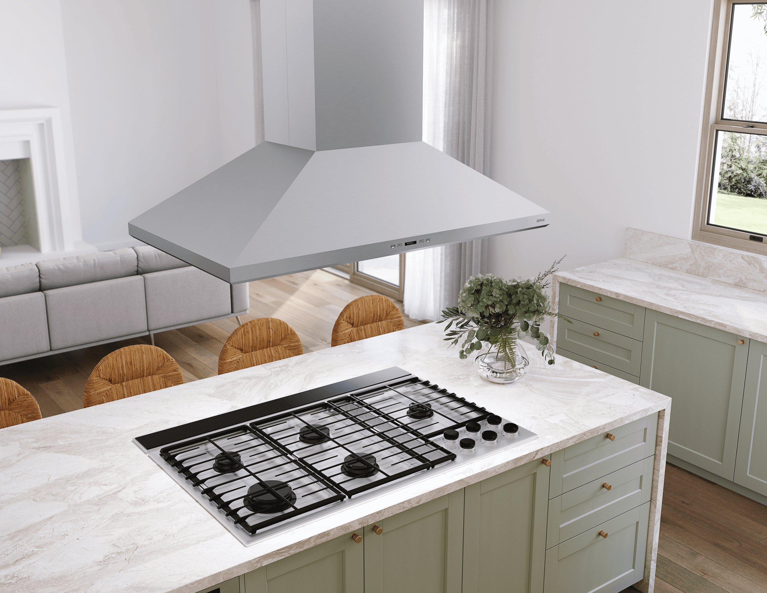 Zephyr ZSLE36DS Siena Pro Island - Thumbnail 3