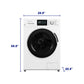 Element Appliance EFL2724BW Element 24-Inch 2.7 Cu. Ft. Compact Front Load Washer - White, Energy Star (Efl2724Bw)
