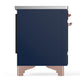 Ilve UMIB36QNR3MBP Ilve Umib36Qnr3Mbp Majestic Iii 36 Inch Induction Range With 6 Elements, 3.5 Cu. Ft. Total Oven Capacity (Solid Door, Midnight Blue, Copper)