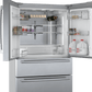 Bosch B36CL84SNS 800 Series, French Door Bottom Freezer, Multi Door, 36'', Brushed Steel (With Anti-Fingerprint)