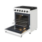 Thor Kitchen LRG3001UW 30 Inch Professional Gas Range In White