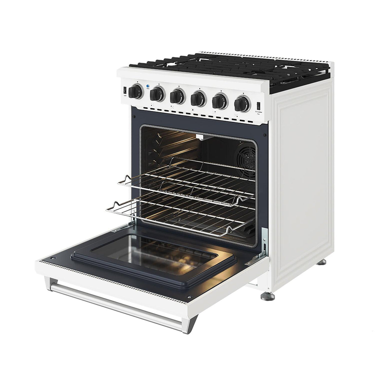 Thor Kitchen LRG3001UWLP 30 Inch Professional Liquid Propane Range In White