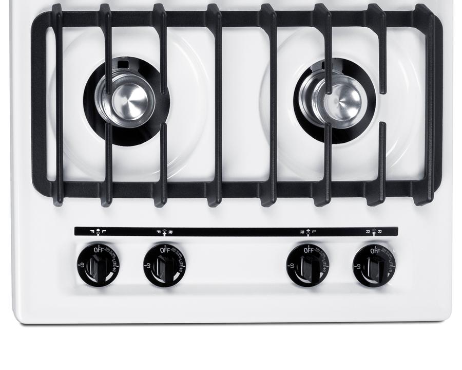 Summit WNL033I 24" Wide 4-Burner Gas Cooktop