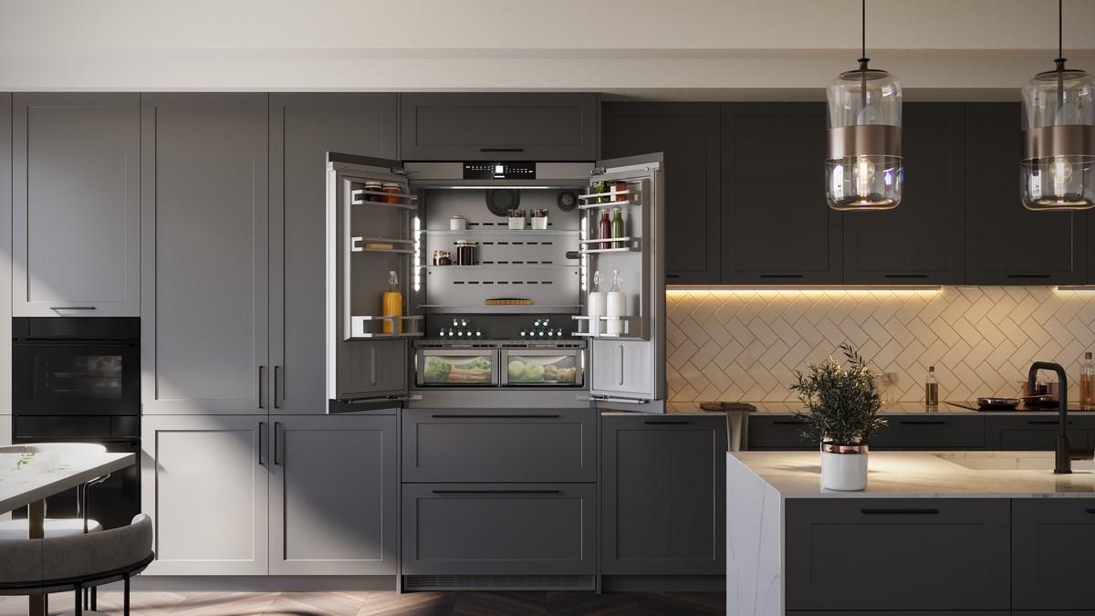 Liebherr HCB2092G Combined Refrigerator-Freezer With Biofresh And Nofrost For Integrated Use